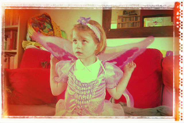 Picture of Elva dressed as a fairy